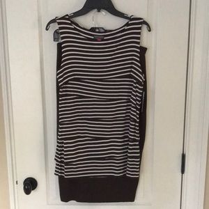Vince Camuto bandage top and knit pencil skirt